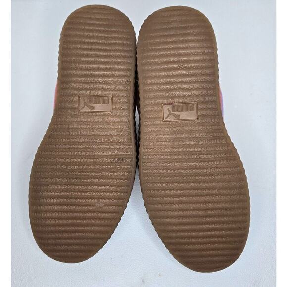 Women's PUMA FENTY X Creeper Phatty Lavender Alert/Burnt Red Size 6 397587-03 - Picture 8 of 11